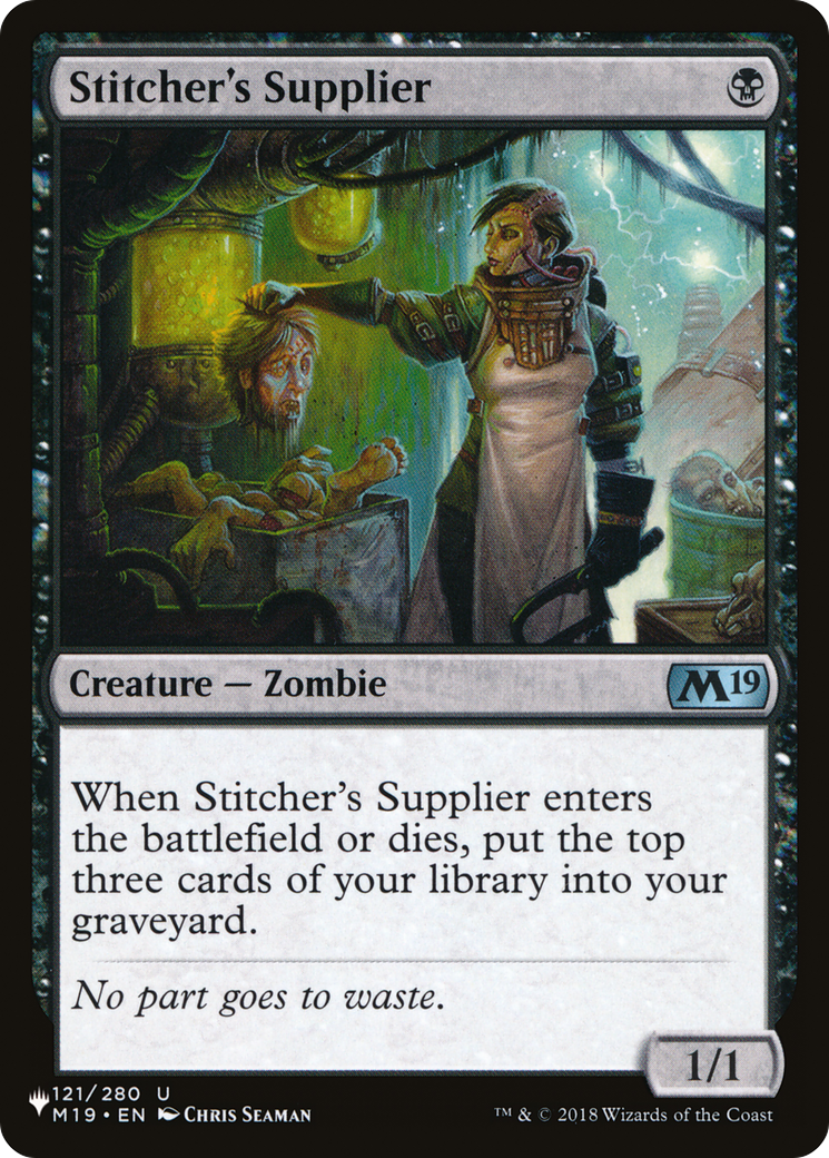 Stitcher's Supplier (LIST-121/280) [Mystery Booster] The List MTG Single Wizards of the Coast