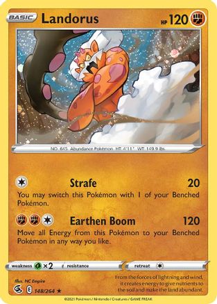 Landorus - 148/264 (Cosmos Holo) Holofoil [Misc: Blister Exclusives] Pokemon Single Pokémon