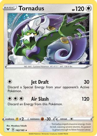Tornadus - 142/185 (Cosmos Holo) Holofoil [Misc: Blister Exclusives] Pokemon Single Pokémon