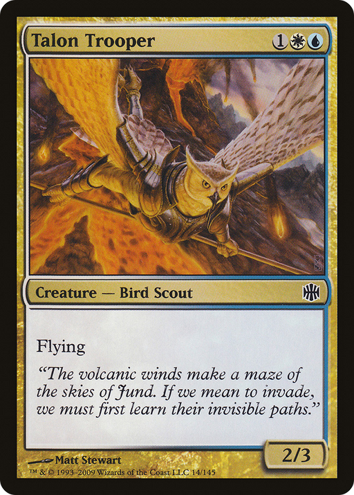 Talon Trooper (ARB-014) [Alara Reborn] Foil MTG Single Wizards of the Coast