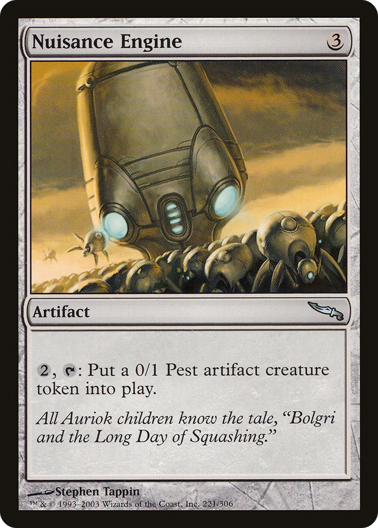 Nuisance Engine (MRD-221) [Mirrodin] MTG Single Wizards of the Coast