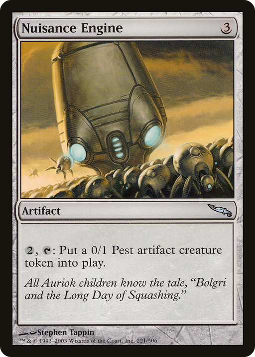 Nuisance Engine (MRD-221) [Mirrodin] MTG Single Wizards of the Coast