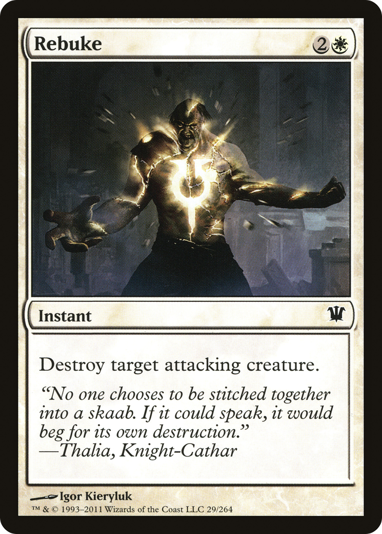 Rebuke (ISD-029) [Innistrad] Foil MTG Single Wizards of the Coast