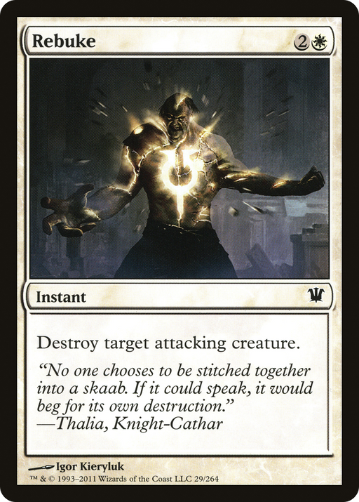 Rebuke (ISD-029) [Innistrad] MTG Single Wizards of the Coast