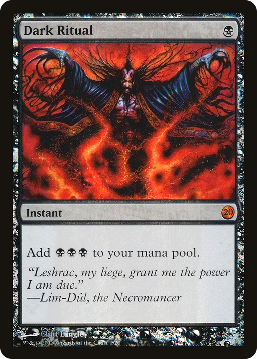 Dark Ritual (V13-001) [Misc] From the Vault: Twenty Foil MTG Single Wizards of the Coast