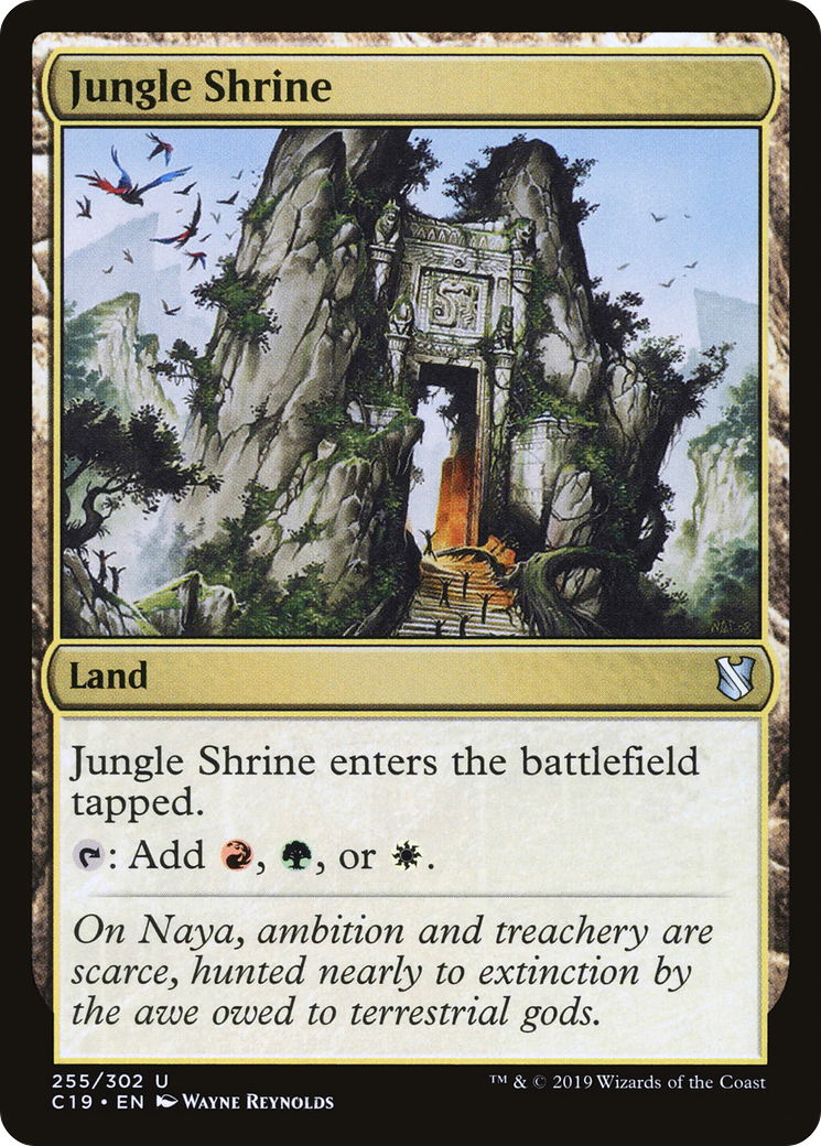 Jungle Shrine (C19-255) [Commander 2019] MTG Single Wizards of the Coast