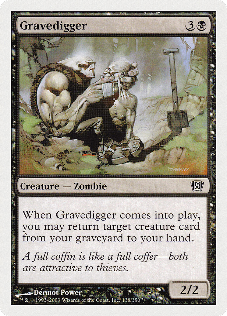 Gravedigger (8ED-138) [8th Edition] Foil MTG Single Wizards of the Coast