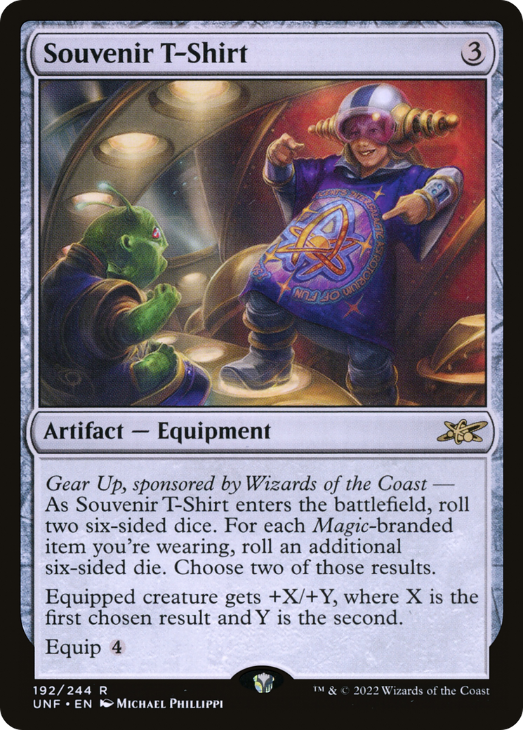 Souvenir T-Shirt (UNF-192) [Unfinity] Foil MTG Single Wizards of the Coast