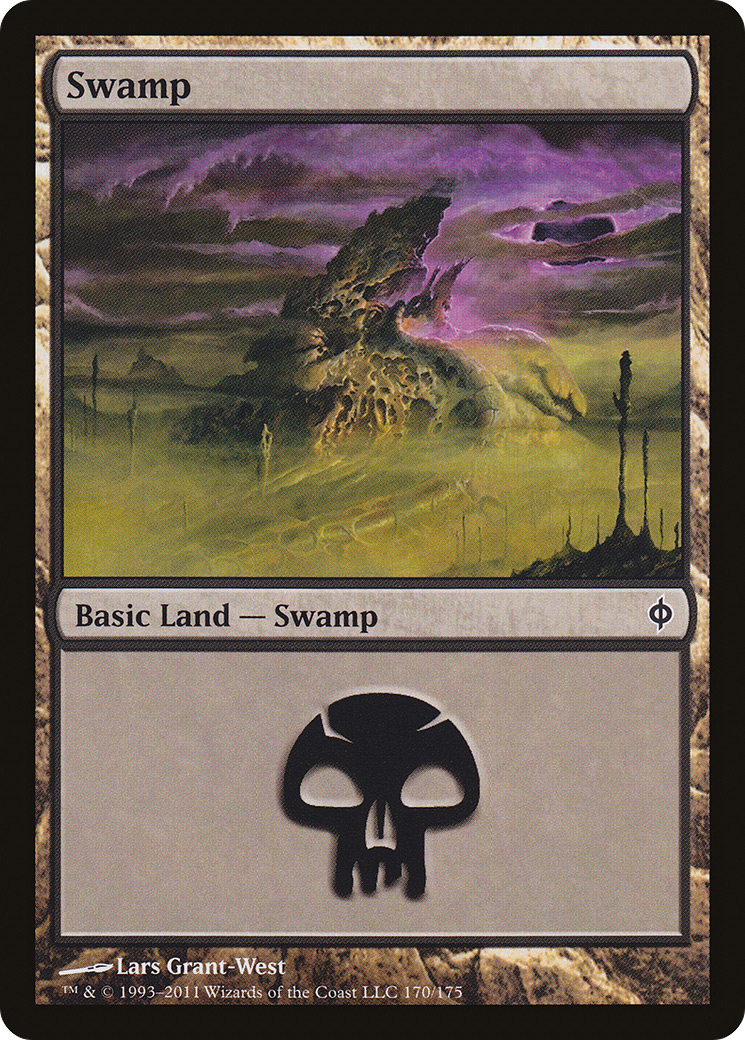 Swamp (NPH-170) [New Phyrexia] MTG Single Wizards of the Coast