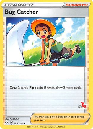 Bug Catcher - 226/264 (#47 Cinderace Stamped) () [Misc: Battle Academy 2022] Pokemon Single Pokémon