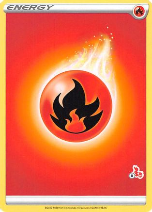 Fire Energy (#8 Cinderace Stamped) () [Misc: Battle Academy 2022] Pokemon Single Pokémon