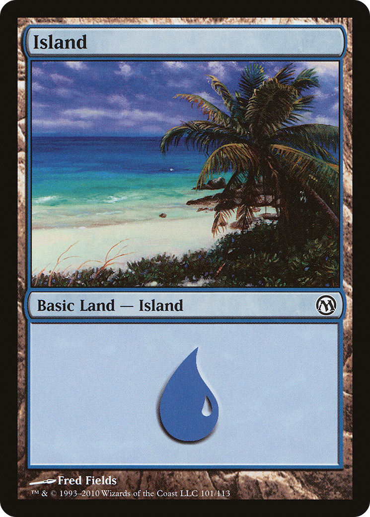 Island (101) (DPA-101) [Misc] Duels of the Planeswalkers MTG Single Wizards of the Coast