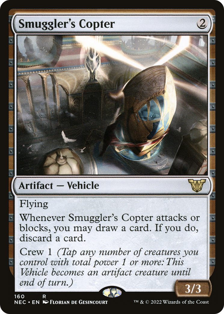 Smuggler's Copter (NEC-160) [Neon Dynasty Commander] MTG Single Wizards of the Coast