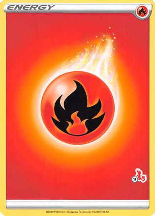 Fire Energy (#11 Cinderace Stamped) () [Misc: Battle Academy 2022] Pokemon Single Pokémon