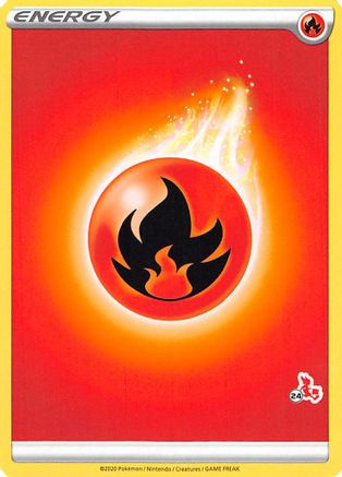Fire Energy (#24 Cinderace Stamped) () [Misc: Battle Academy 2022] Pokemon Single Pokémon