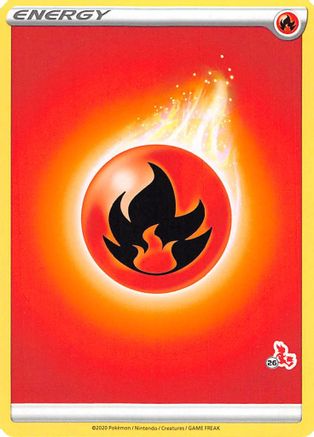 Fire Energy (#26 Cinderace Stamped) () [Misc: Battle Academy 2022] Pokemon Single Pokémon