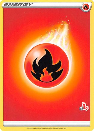 Fire Energy (#32 Cinderace Stamped) () [Misc: Battle Academy 2022] Pokemon Single Pokémon
