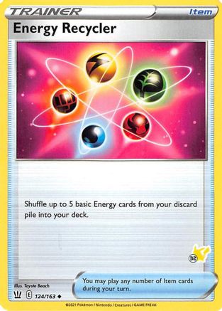 Energy Recycler - 124/163 (#32 Pikachu Stamped) () [Misc: Battle Academy 2022] Pokemon Single Pokémon