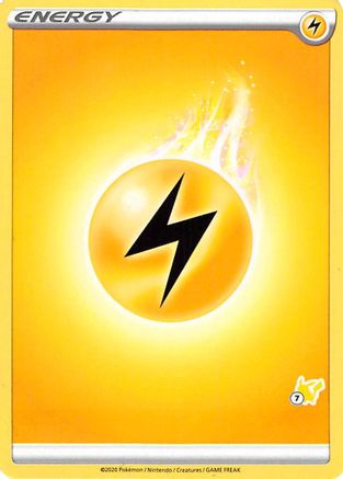 Lightning Energy (#7 Pikachu Stamped) () [Misc: Battle Academy 2022] Pokemon Single Pokémon