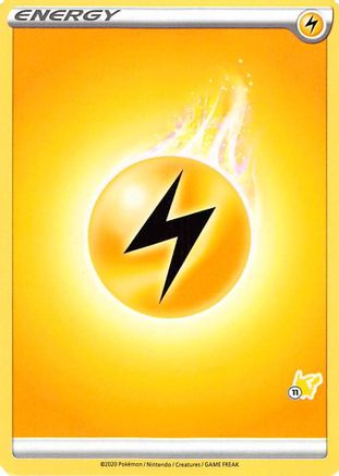 Lightning Energy (#11 Pikachu Stamped) () [Misc: Battle Academy 2022] Pokemon Single Pokémon