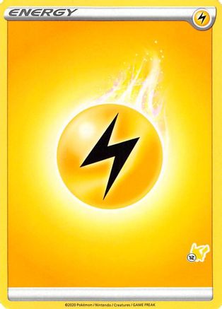 Lightning Energy (#12 Pikachu Stamped) () [Misc: Battle Academy 2022] Pokemon Single Pokémon