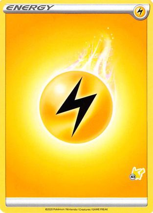 Lightning Energy (#43 Pikachu Stamped) () [Misc: Battle Academy 2022] Pokemon Single Pokémon