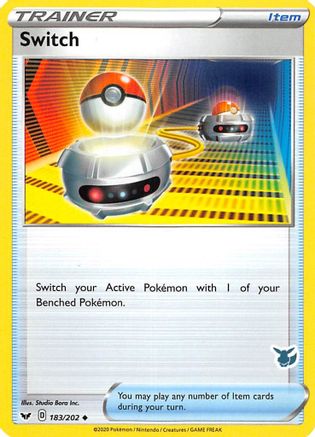 Switch - 183/202 (Eevee Stamped) [Misc: Battle Academy 2022] Pokemon Single Pokémon