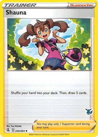 Shauna - 240/264 (Eevee Stamped) () [Misc: Battle Academy 2022] Pokemon Single Pokémon