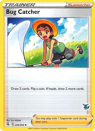 Bug Catcher - 226/264 (Eevee Stamped) () [Misc: Battle Academy 2022] Pokemon Single Pokémon