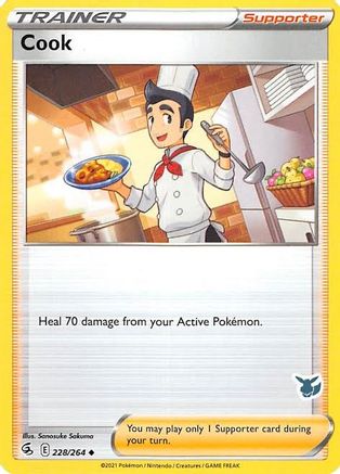 Cook - 228/264 (Eevee Stamped) () [Misc: Battle Academy 2022] Pokemon Single Pokémon