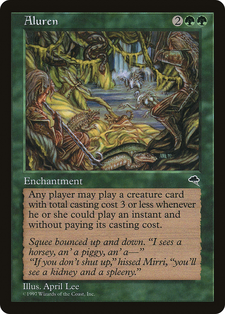 Aluren (TMP-213) [Tempest] MTG Single Wizards of the Coast
