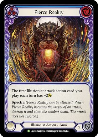 Pierce Reality [LGS095] (Promo)  Cold Foil Flesh And Blood Single Flesh And Blood   