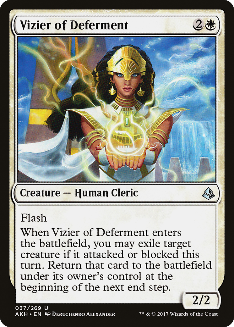 Vizier of Deferment (AKH-037) [Amonkhet] MTG Single Wizards of the Coast