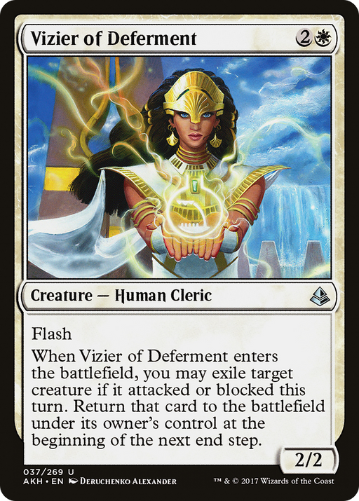 Vizier of Deferment (AKH-037) [Amonkhet] Foil MTG Single Wizards of the Coast