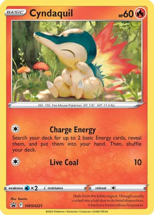 Cyndaquil - SWSH221 (SWSH221/307) Holofoil [Promos: SWSH Promo Cards] Pokemon Single Pokémon