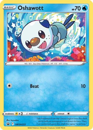 Oshawott - SWSH222 (SWSH222/307) Holofoil [Promos: SWSH Promo Cards] Pokemon Single Pokémon