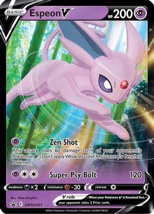 Espeon V - SWSH201 (SWSH201/307) Holofoil [Promos: SWSH Promo Cards] Pokemon Single Pokémon