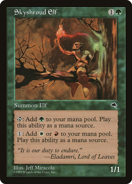 Skyshroud Elf (TMP-255) [Tempest] MTG Single Wizards of the Coast