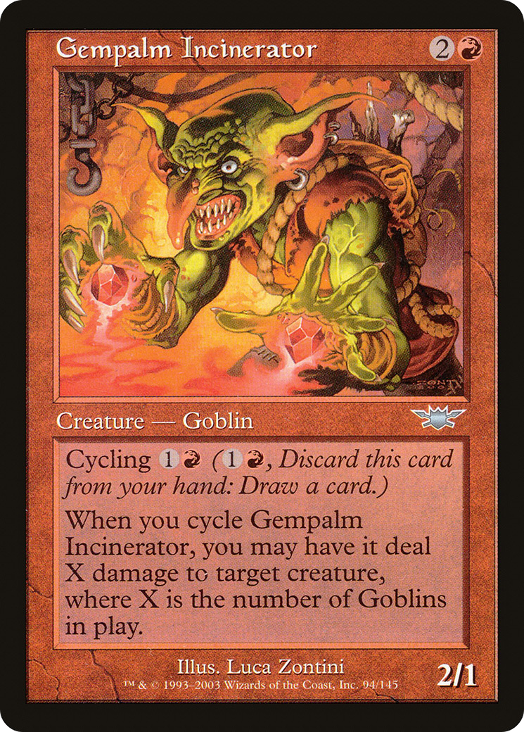 Gempalm Incinerator (LGN-094) [Legions] MTG Single Wizards of the Coast