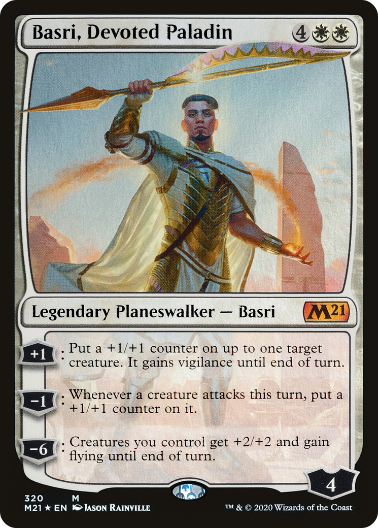 Basri, Devoted Paladin (M21-320) [Core Set 2021] Foil MTG Single Wizards of the Coast