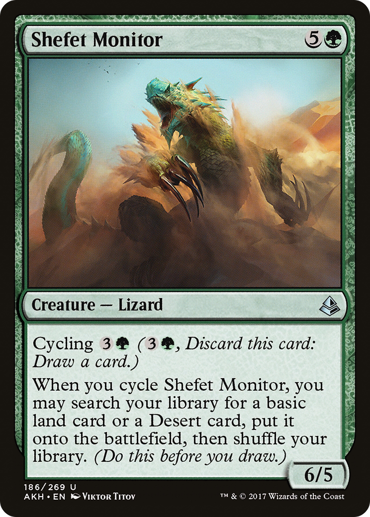 Shefet Monitor (AKH-186) [Amonkhet] Foil MTG Single Wizards of the Coast