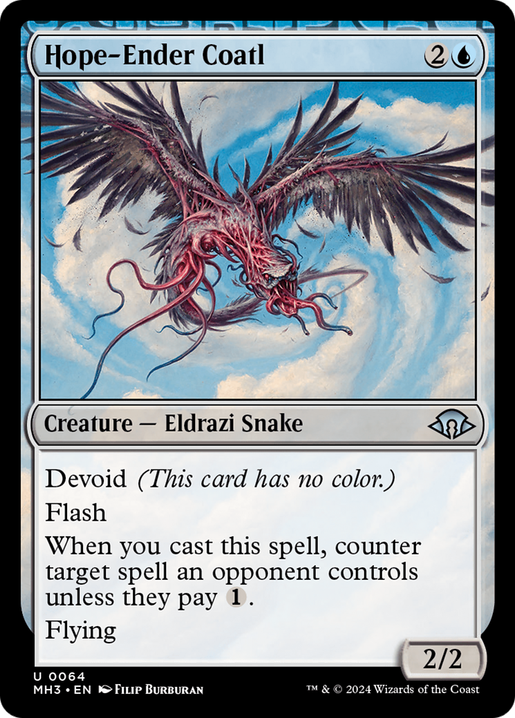 Hope-Ender Coatl (MH3-064) [Modern Horizons 3] MTG Single Modern Horizons 3