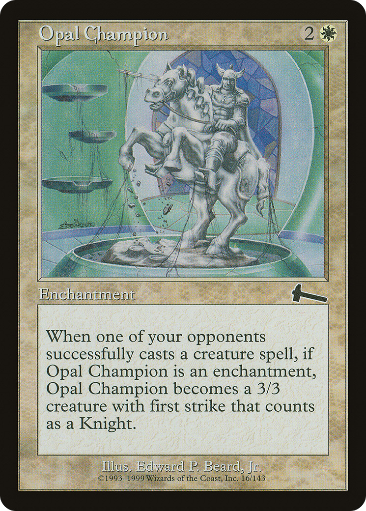 Opal Champion (ULG-016) [Urza's Legacy] MTG Single Wizards of the Coast