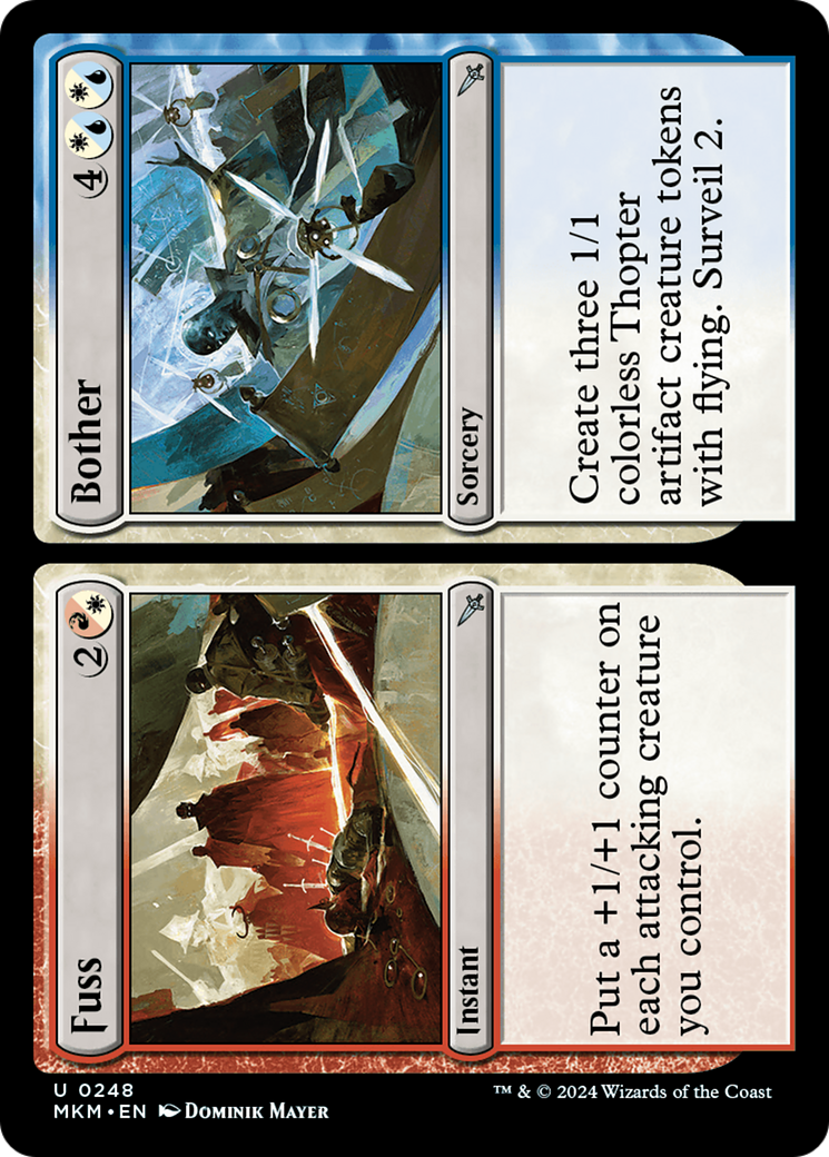 Fuss // Bother (MKM-248) [Murders at Karlov Manor] Foil MTG Single Murders at Karlov Manor
