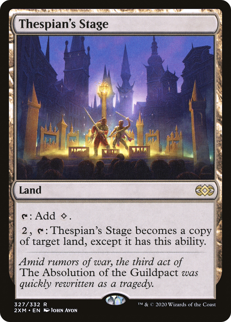 Thespian's Stage (2XM-327) [Double Masters] MTG Single Wizards of the Coast