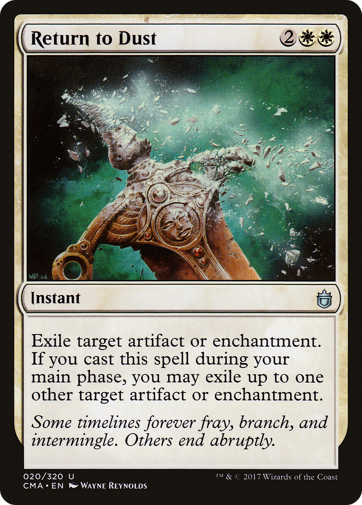 Return to Dust (CMA-020) [Commander Anthology] MTG Single Wizards of the Coast