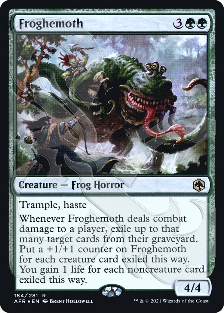 Froghemoth (AFR&-184) [Adventures in the Forgotten Realms Promos] Foil MTG Single Wizards of the Coast