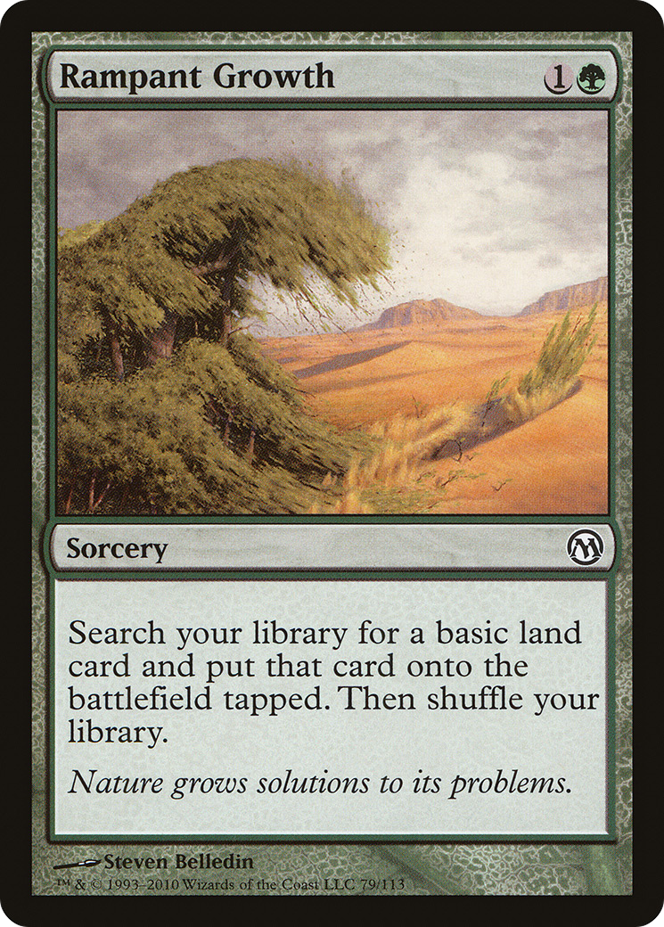 Rampant Growth (DPA-079) [Misc] Duels of the Planeswalkers MTG Single Wizards of the Coast