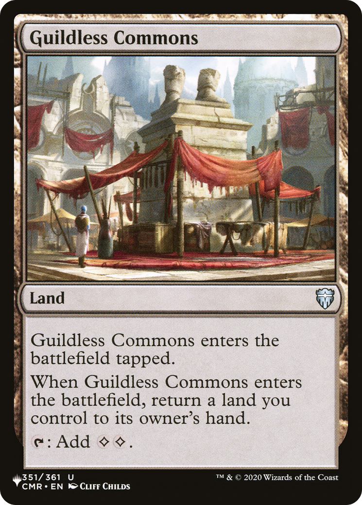 Guildless Commons (LIST-351/361) [Mystery Booster] The List MTG Single Wizards of the Coast