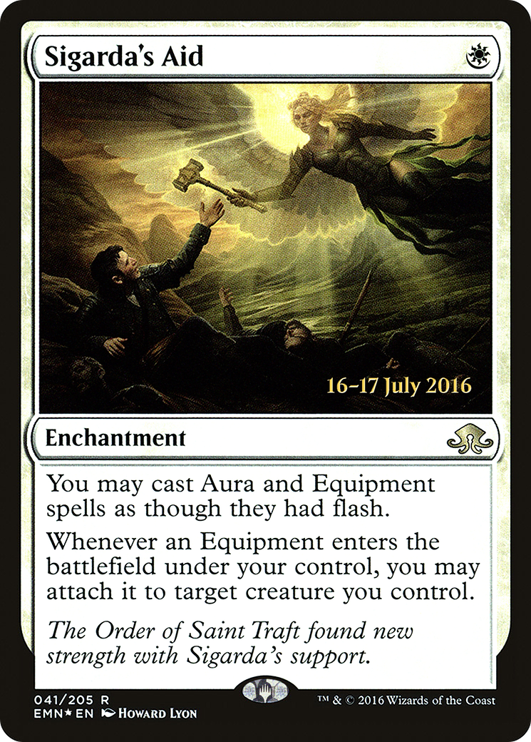 Sigarda's Aid (PRE-041) [Eldritch Moon Promos] Foil MTG Single Wizards of the Coast